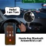 Radio Coche Bluetooth 1 DIN - Autoradio soporta Llamadas Manos Libres, 2 Puertos USB, SD, AUX-in, Radio FM - Reproductor de MP3