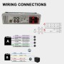 Radio Coche Bluetooth 1 DIN - Autoradio soporta Llamadas Manos Libres, 2 Puertos USB, SD, AUX-in, Radio FM - Reproductor de MP3