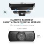 AGPTEK Manos Libres para Coche Bluetooth 5.0 con Siri, Google Asistente, Kit de Coche Altavoz Inalámbrico con Ranura de Tarjeta
