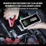 AOKBON Arrancador de Coches 4000A 12V Arrancador de batería para 8L de Gasolina o 6L de Diésel Booster con Pantalla LCD Grande