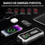 AOKBON Arrancador de Coches 4000A 12V Arrancador de batería para 8L de Gasolina o 6L de Diésel Booster con Pantalla LCD Grande