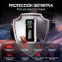 AOKBON Arrancador de Coches 4000A 12V Arrancador de batería para 8L de Gasolina o 6L de Diésel Booster con Pantalla LCD Grande