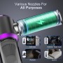 Aspirador Mano Potente, 20000Pa Aspirador de Coche 4 en 1 Mini aspiradora USB 6000mah Aspirador Coche Carga Rápida con 2 Filtro