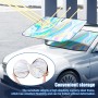 145x80 Cm Parasol Coche Delantero, Parasol Plegable Coche, Parasol para Coche para ProteccióN Rayos UV, Universal Parasol