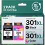 Redsee 301XL 301 XL Cartuchos de Tinta Remanufacturado para HP 301 Negro y Color Compatible Cartuchos de Tinta 301 para HP