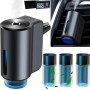 AI Eléctrico Ambientador Coche con 3 perfumes (Coloniaa/Chanell/Hiltonn), Nebulizador Ultrasónico, 3 Modos Inteligentes,
