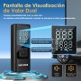HOVVIDA Compresor de Aire Portatil, Inflador Ruedas Coche 150 PSI (10,3 Bar) 5V, Compresor Aire Coche Bicicleta, Batería