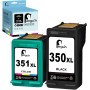 Penguin 350XL 351XL Cartucho de Tinta Remanufacturado para HP 350 XL 351 XL DeskJet D4260 D4360 D4280 PhotoSmart C4210 C5250