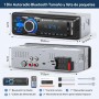 Radio Coche Bluetooth 5.0 Manos Libres, Wistrue Autoradio Coche Bluetooth Pantalla1 DIN Radio Bluetooth Coche MP3 Player FM