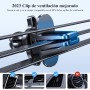 Miracase Soporte Móvil Coche Robusto y Seguro, 3 en 1 Suporte Universal Telemovel Carro Ventosa &Salpicadero&Parabrisas,