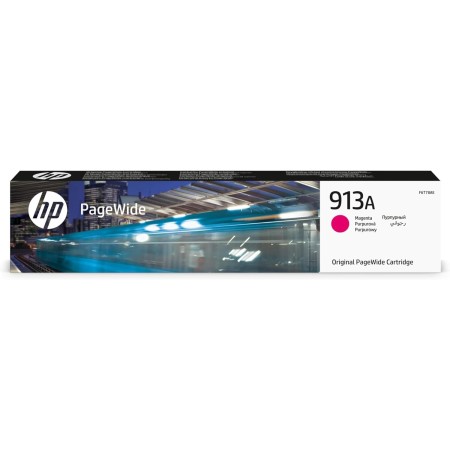 HP 913A F6T78AE, Magenta, Cartucho de Tinta PageWide Original, de 3.000 páginas, compatible con impresoras de inyección de tinta