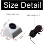 CGEAMDY Cámara de Visión Trasera, Full HD Dashcam Cámara Web de Marcha Atrás para Automóvil con Ángulo de Visión 155°, Visión