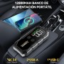 YUSMAN Arrancador de Baterias de Coche con Compresor de Aire, 12V 6000A Arrancador Coche Portatil con Inflador de 150 PSI (para