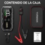 YUSMAN Arrancador de Baterias de Coche con Compresor de Aire, 12V 6000A Arrancador Coche Portatil con Inflador de 150 PSI (para