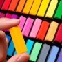 MUNGYO 64 colores tiza cuadrada no tóxica aceite suave Pastel cuadrado