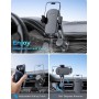 Soporte Móvil Coche Porta Telephone: [360°Rotación & Liberación de un Botón] Suporte Sujeta Teléfono Coche del Aire Ventilación,