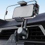 Soporte Móvil Coche Porta Telephone: [360°Rotación & Liberación de un Botón] Suporte Sujeta Teléfono Coche del Aire Ventilación,