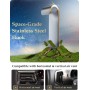 Soporte Móvil Coche Porta Telephone: [360°Rotación & Liberación de un Botón] Suporte Sujeta Teléfono Coche del Aire Ventilación,