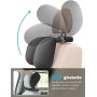 Oasser Reposacabezas Coche Reposacabezas Coche Niño 360 Grados Ajustable de Cuero Transpirable Apoya Cabeza Coche para Adultos