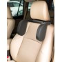 Oasser Reposacabezas Coche Reposacabezas Coche Niño 360 Grados Ajustable de Cuero Transpirable Apoya Cabeza Coche para Adultos