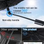 Parasol Coche Delantero Plegable, Parasol Paraguas Coches, Protección UV, Aislamiento Térmico, Almacenamiento fácil, Adaptable a