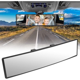 URAQT Espejo Retrovisor, Espejos Interiores Universal, Espejo de Antideslumbrante, Espejo Retrovisor Panorámico para Automóvil,