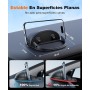 Beeasy Soporte Móvil Coche Salpicadero, Soporte Teléfono Coche de Silicona Antideslizante, Suporte Universal para iPhone 16 15
