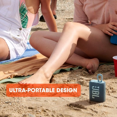 JBL GO 3 Altavoz inalámbrico portátil con Bluetooth, resistente al agua y al polvo (IP67), hasta 5h de reproducción con sonido