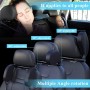 Reposacabezas Coche, Sujeta Cabezas Coche Para NiñOs, Reposa Cabezas Para Coches Cuero Transpirable Ajustable De 180 Grados Para
