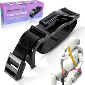 REVERSED Cinturón Embarazada Coche Homologado - Cómodo y Seguro - Viaja con Tranquilidad, Protegiendo a la Mamá y al Bebé