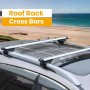 Barras de Techo para Coche Universal. Baca Portaequipajes de Coche para Viajes. Barras Superiores Compatibles con Rieles para