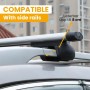 Barras de Techo para Coche Universal. Baca Portaequipajes de Coche para Viajes. Barras Superiores Compatibles con Rieles para