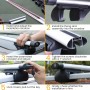 Barras de Techo para Coche Universal. Baca Portaequipajes de Coche para Viajes. Barras Superiores Compatibles con Rieles para