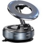 MSXTTLY Soporte Magnetico Movil Coche, [Vmag-S1] Portátil Soporte Movil Coche Ventosa con mag- Safe, Ajustable 360°, Compatibles