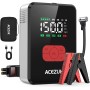ACEZUK 6000A Arrancador de Baterias de Coche con 150PSI Compresor de Aire, Arrancador Coche Portatil con Inflador(Todo Gas o