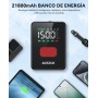 ACEZUK 6000A Arrancador de Baterias de Coche con 150PSI Compresor de Aire, Arrancador Coche Portatil con Inflador(Todo Gas o