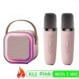 Altavoz Bluetooth micrófono Popular K12 micrófono incorporado Karaoke 