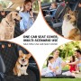 KYG Funda Antideslizante Protector para Mascotas, Perro y Niños Resistente al Agua Duradero Asiento Coche con 1 Cinturón de