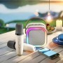 Altavoz Bluetooth micrófono Popular K12 micrófono incorporado Karaoke 