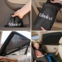 Parasol Coche Infantil Lateral,Parasol Ventana Coche Doble Tejido para Máxima Protección contra Rayos UVA,Parasol Coche Bebe