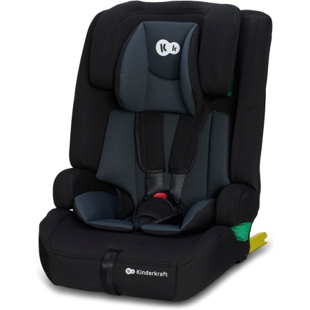 Kinderkraft SAFETY FIX 2 I-SIZE 75-150 cm Silla coche grupo 1 2 3 isofix, Asiento amplio y blando para niño, Arnés interior de 5