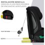 Kinderkraft SAFETY FIX 2 I-SIZE 75-150 cm Silla coche grupo 1 2 3 isofix, Asiento amplio y blando para niño, Arnés interior de 5
