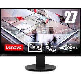 Lenovo N27q Pantalla 27" QHD (IPS, 100Hz, 4ms, Cable DP, HDMI, AMD FreeSync) Ajuste Giratorio - Negro