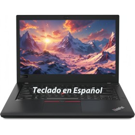 Lenovo ThinkPad T480 Business Laptop, 14 Pulgadas FHD (1920x1080), Intel i5-8350U hasta 3.6 GHz, 16GB RAM, 1TB SSD, Teclado en