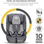 Kinderkraft SAFETY FIX 2 I-SIZE 75-150 cm Silla coche grupo 1 2 3 isofix, Asiento de coche amplio y blando para niño, Arnés