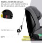 Kinderkraft SAFETY FIX 2 I-SIZE 75-150 cm Silla coche grupo 1 2 3 isofix, Asiento de coche amplio y blando para niño, Arnés