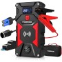 FNNEMGE Arrancador de Coches, 4000A 21800mAh Arrancador Batería Coche(para Todo Vehículo 8,0L de Gasolina o 6,5L de