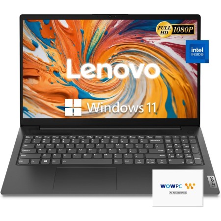 Lenovo Nueva laptop de negocios V15 | Pantalla FHD antirreflejos de 15.6 pulgadas | Procesador Intel Celeron de 2 núcleos y