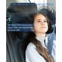 JOFLVA Reposacabezas Lateral Del Coche, Reposacabezas Coche Niño, Soporte Para Cuello Retráctil Extraíble Almohada Del