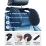 JOFLVA Reposacabezas Lateral Del Coche, Reposacabezas Coche Niño, Soporte Para Cuello Retráctil Extraíble Almohada Del